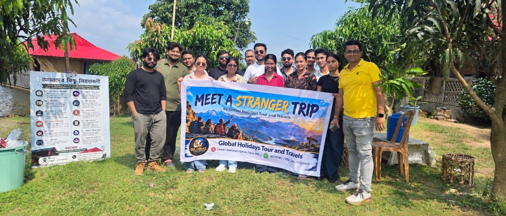 Banner group shot at the resort